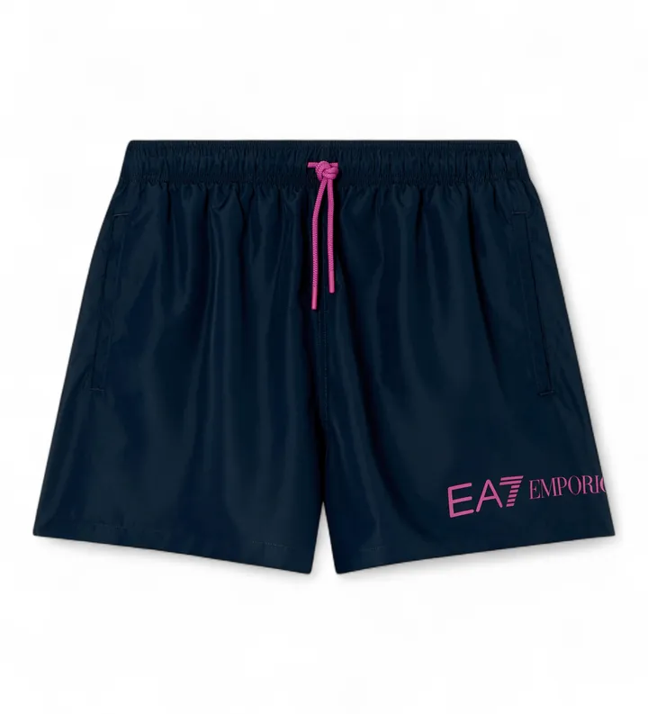 EA7 para hombre. 7M002000_AF13049 Pantalones Cortos Water Sports marino (3XL), Casual, Deportivo, Sportswear, Multideporte, Poliéster