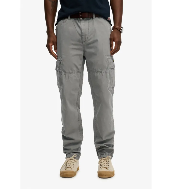 Superdry para hombre. M7011439A Pantalón Cargo Ripstop gris (28/32), Casual, Algodón