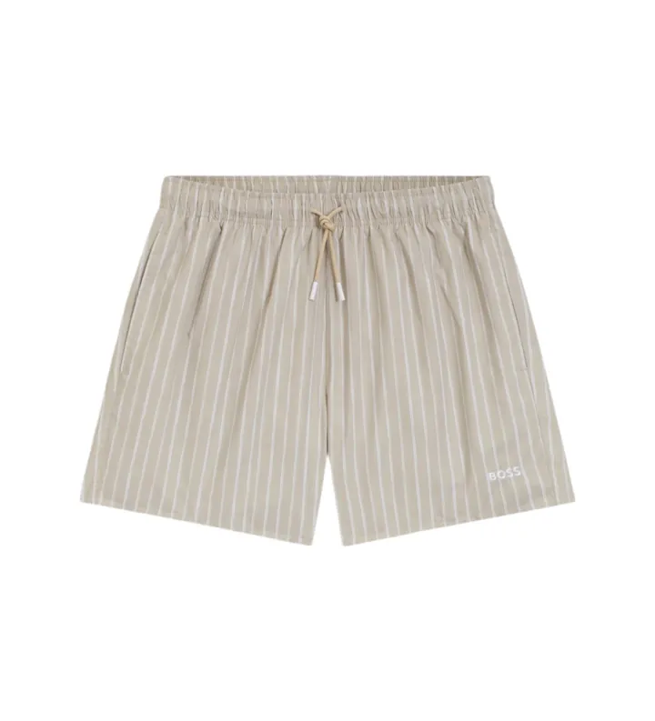 BOSS para hombre. 50561102 Bañador Tejido de secado rápido beige (S), Beachwear, Poliéster
