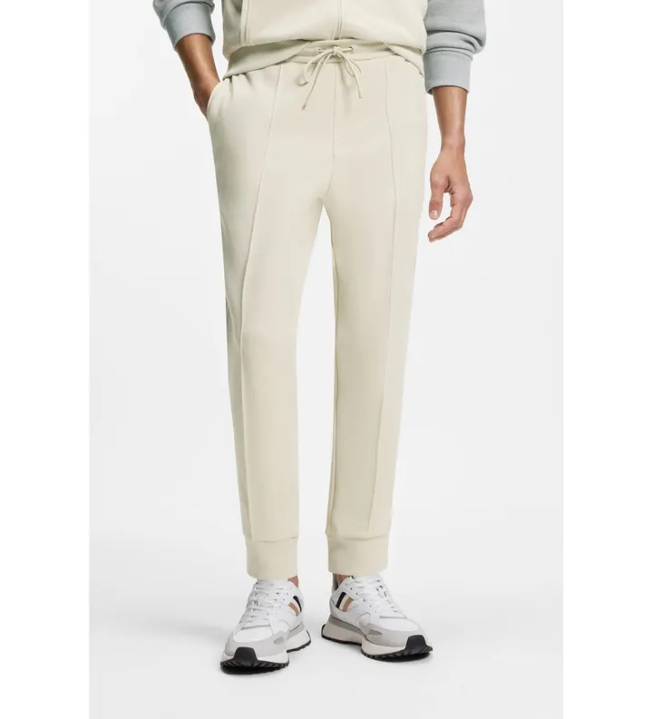 BOSS para hombre. 50553574 Pantalón Straight Fit ribete beige (3XL), Casual, Algodón