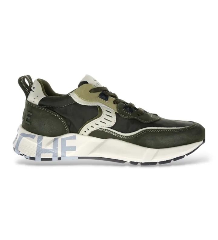 Voile blanche para hombre. 2017465 Zapatillas de Piel Club01 verde (41), Plano, Cordones, Casual