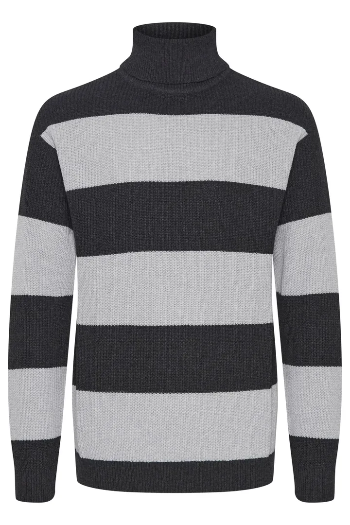 !Solid Jersey 'Serge'  gris claro / gris oscuro
