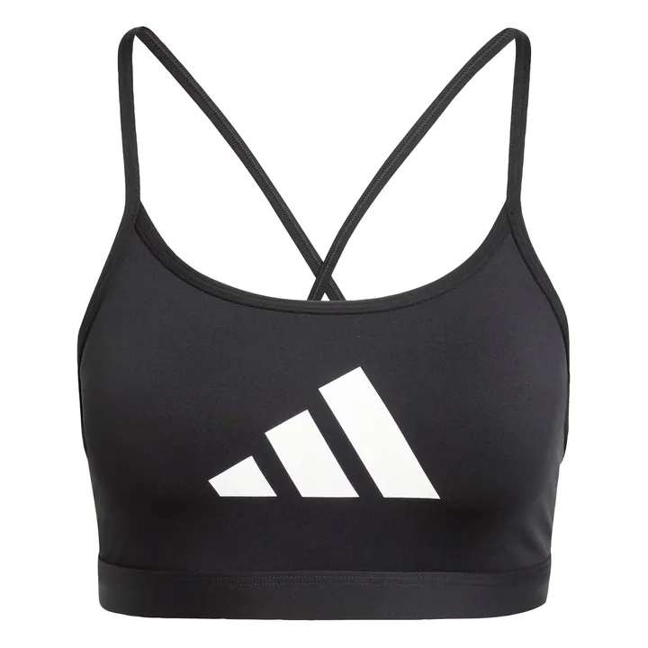 ADIDAS PERFORMANCE Sujetador deportivo 'Aeroreact' negro / blanco