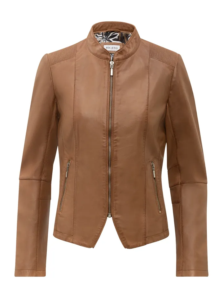 RICANO Chaqueta de entretiempo 'Abigale'  cognac