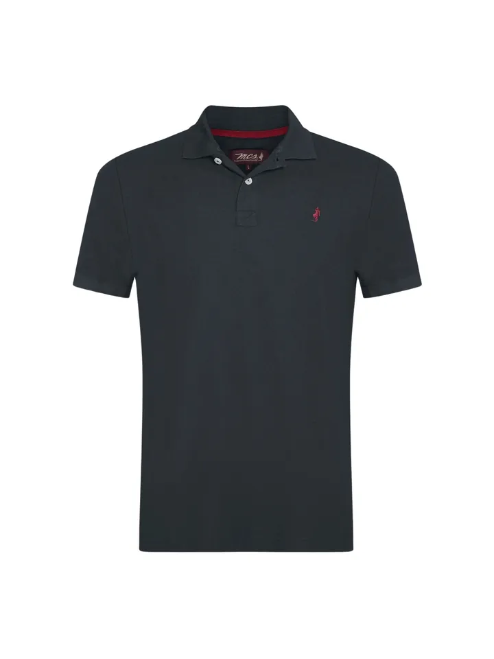 MCS Camiseta 'MCHurst' zafiro / rojo