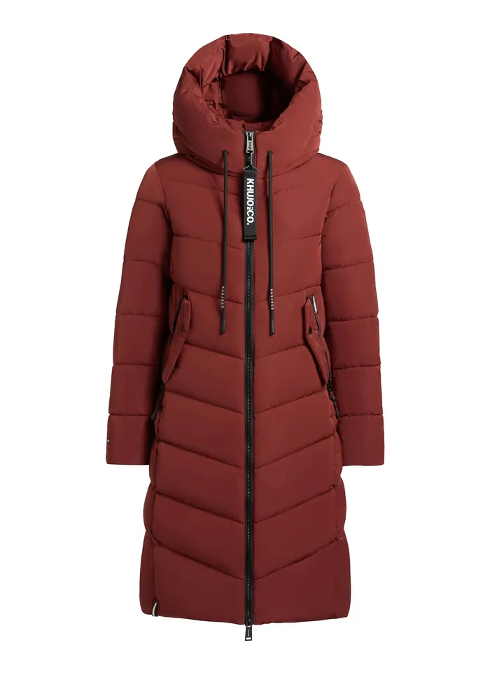 khujo Abrigo de invierno 'Mikia2-YM' rojizo