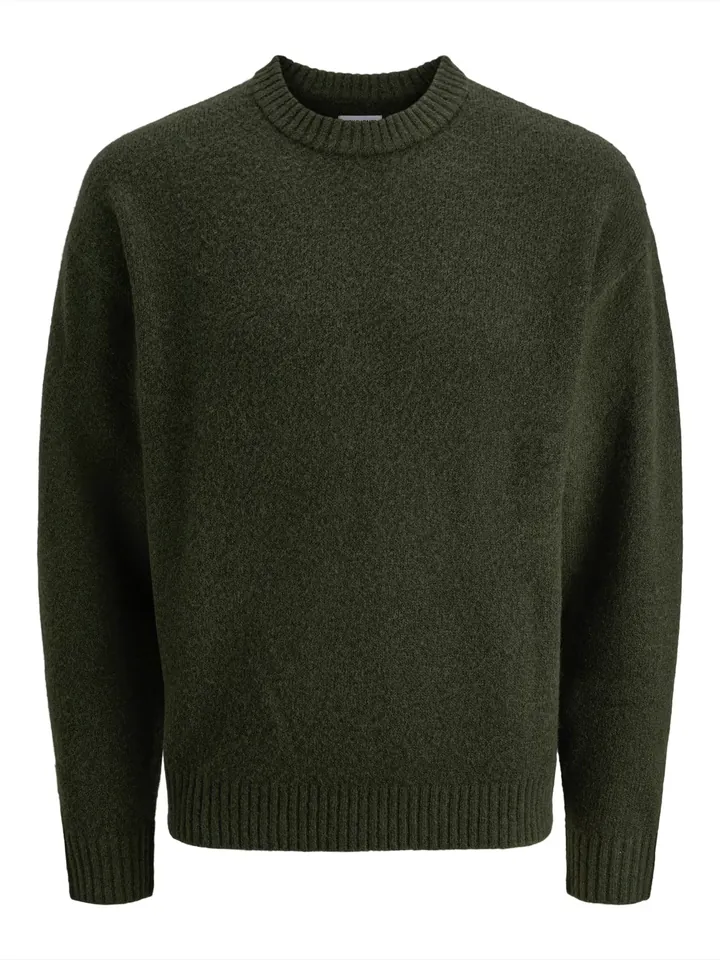 JACK & JONES Jersey 'JJESOHO OLLIE'  verde oscuro