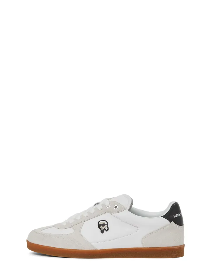 Karl Lagerfeld Zapatillas deportivas bajas 'Ikon Kandidate' negro / blanco