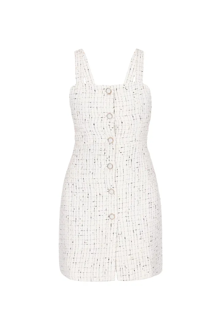 faina Vestido  negro / blanco