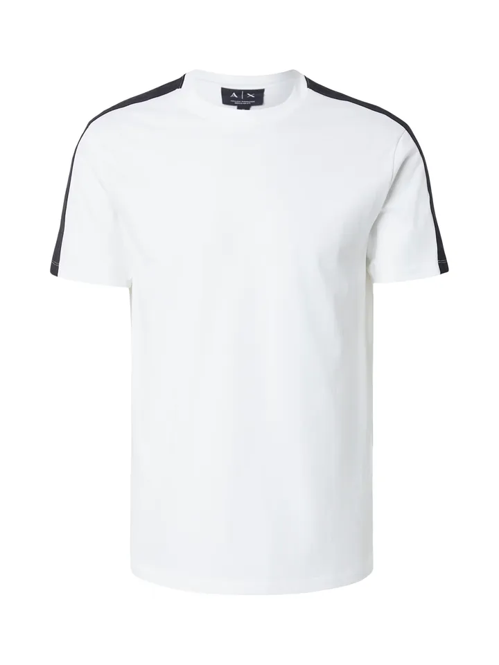 ARMANI EXCHANGE Camiseta  negro / offwhite