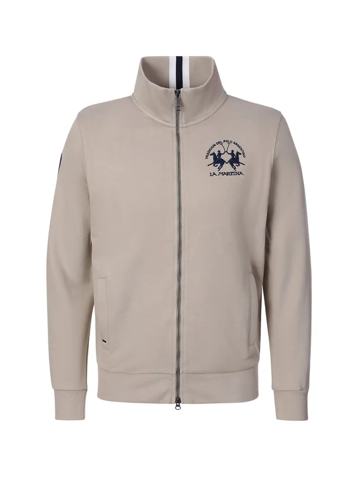 La Martina Sudadera con cremallera ' MCF300 ' beige