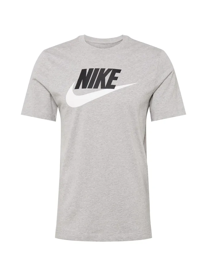 Nike Sportswear Camiseta 'Icon Futura'  gris moteado / negro / blanco