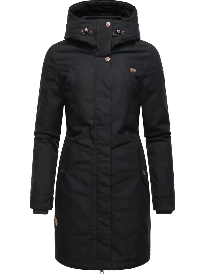 Ragwear Abrigo de invierno 'Jannisa'  negro