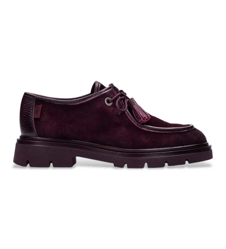 Hispanitas para mujer. HI265157 Zapatos de Piel Newyork burdeos (36), 1 a 3cm, Ninguno, Casual, Granate