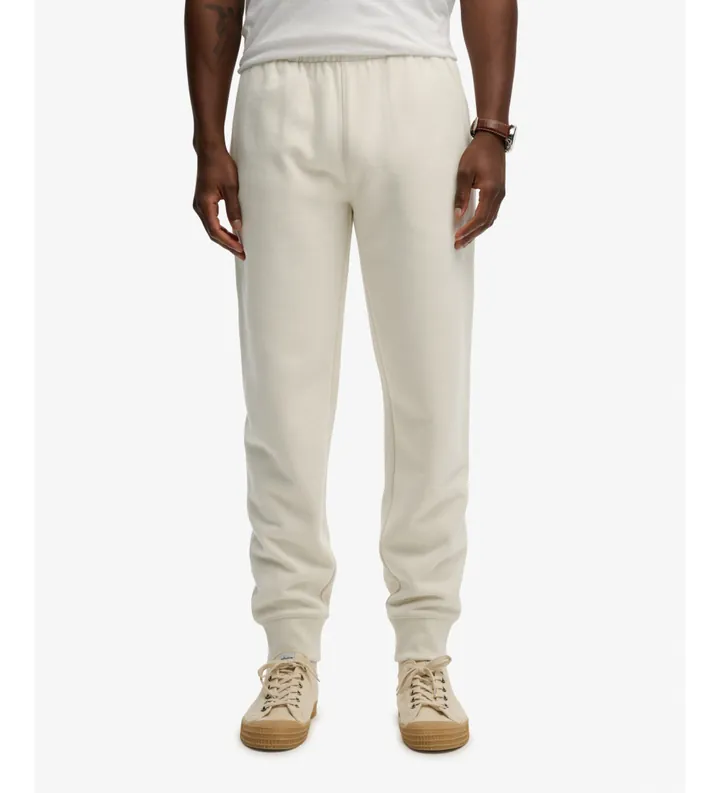 Superdry para hombre. M7011323A Pantalón Essential Logo beige (L), Casual, Algodón