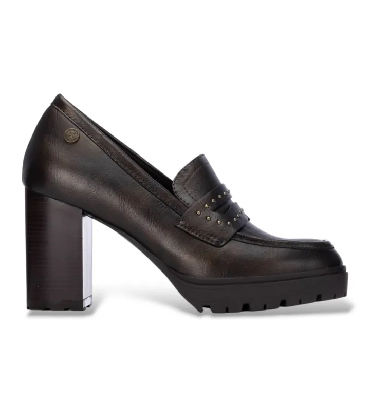 Xti para mujer. 14609101-BRONCE Zapatos 146091 bronce (35), 8 a 10cm, Ninguno, Casual, Clásico